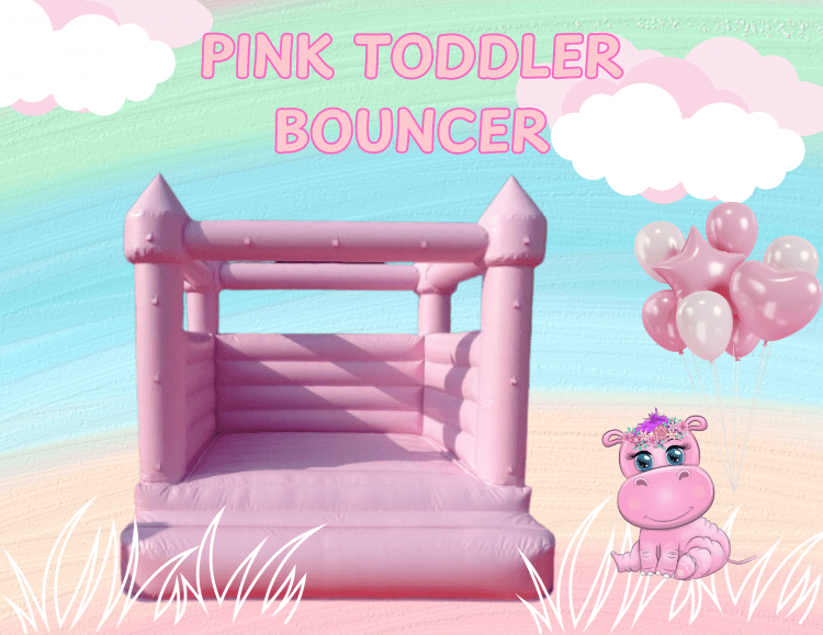 pink toddler bouncer