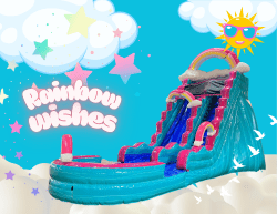 rainbow water slide