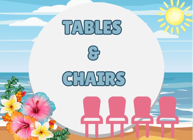 Chairs and Tables Chairs and Tables